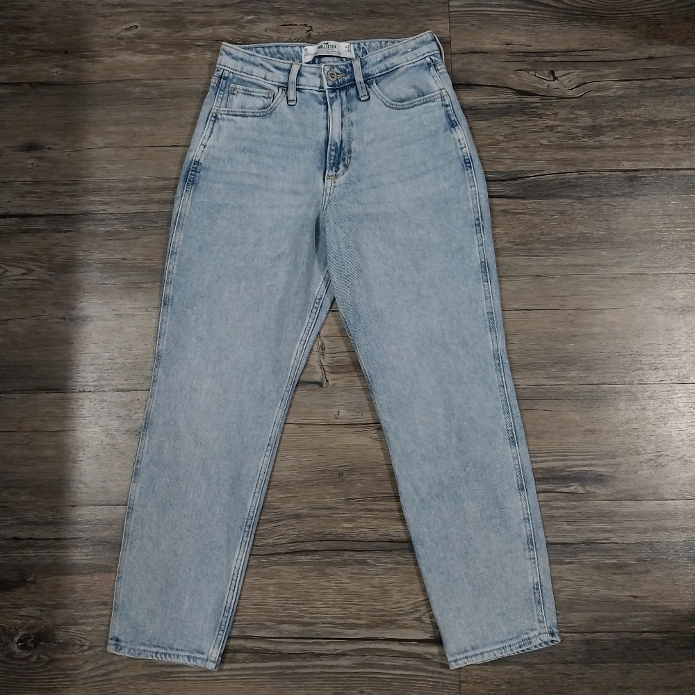 Hollister Curvy High Rise Mom Jeans Size 25 Womens Vintage Retro Y2K Denim Jeans